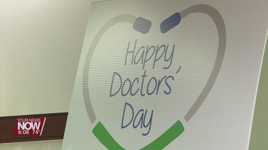 Mercy Health St. Rita's hands out gifts to doctors during National Doctors Day