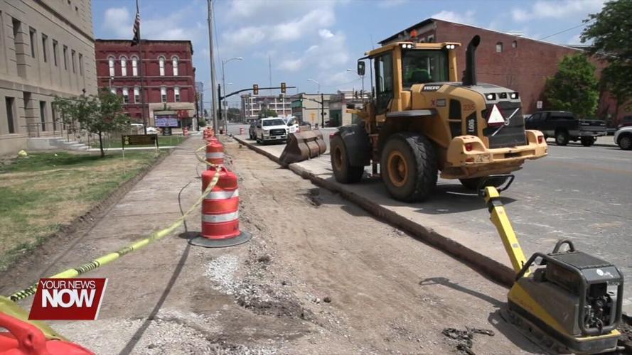 More downtown parking being added now that roundabout in Lima's town square is open