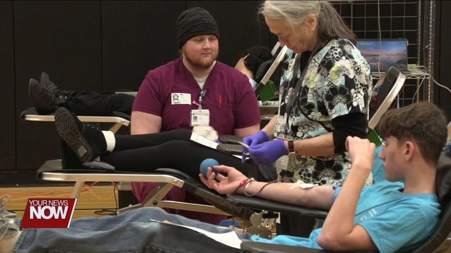 Students and community lend an arm for FFA Blood Donor Day at Elida High School