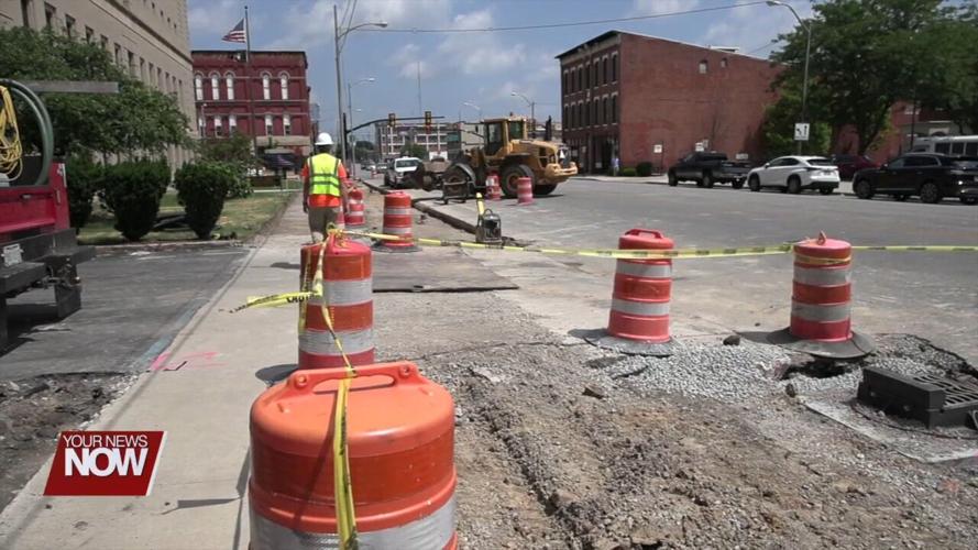 More downtown parking being added now that roundabout in Lima's town square is open