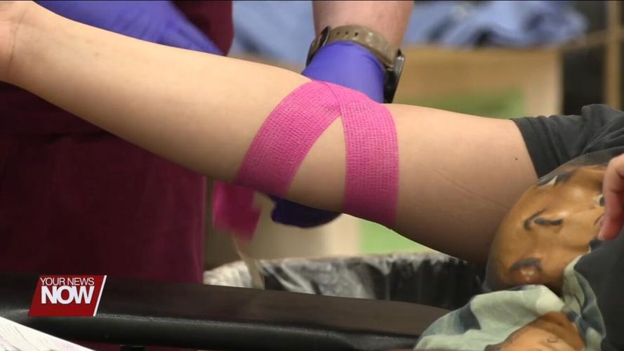 Students and community lend an arm for FFA Blood Donor Day at Elida High School