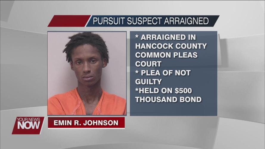 Two of the three suspects involved in the pursuit that killed Officer Francis arraigned in Hancock Co. Court