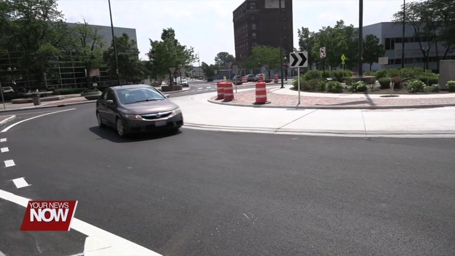 Lima's town square roundabout