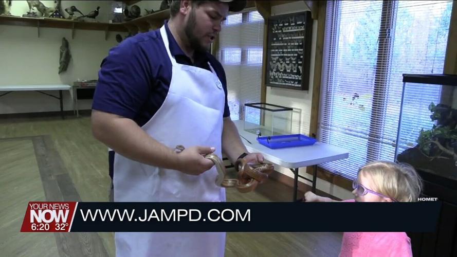 JAMPD offers the public a chance to check out their educational animals during feeding time