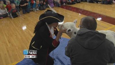 Kiss the Cow at Kalida Elementary