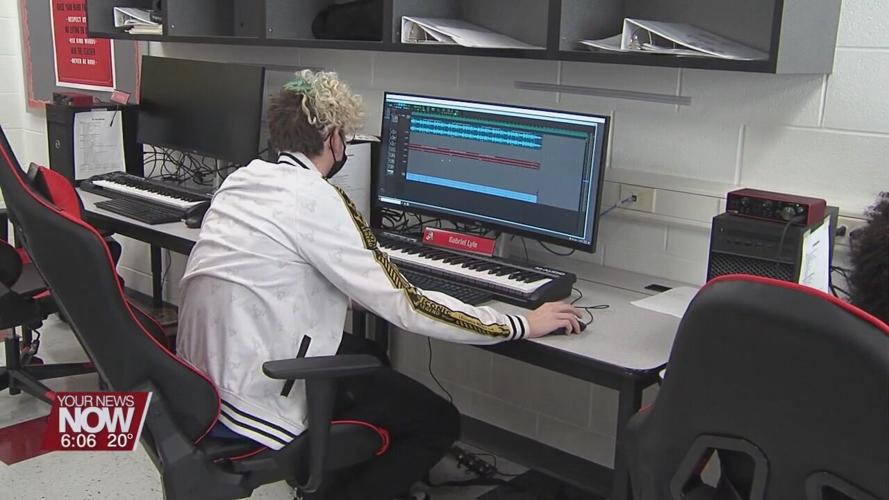 Lima Senior High School Audio Engineering and Technology program in its first year and doing well