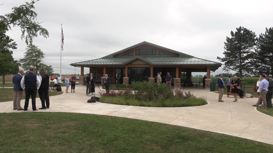 Gov. Mike DeWine, ODOT celebrate completion of rest stop renovation outside of Van Wert
