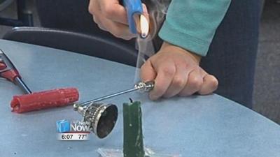 Students learn about the magic of science