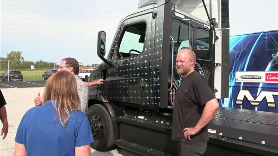 The Trucks of the Future Unveiled for E-Mobility Day at Stoops Freightliner- Lima