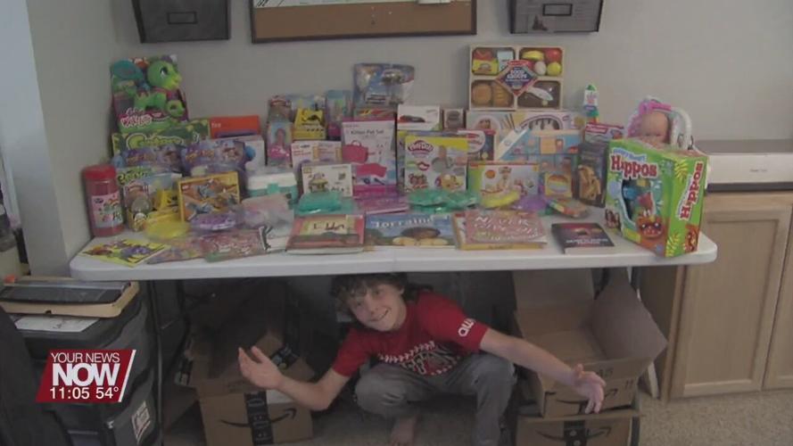 10-year-old cancer survivor holds toy drive for children's hospital