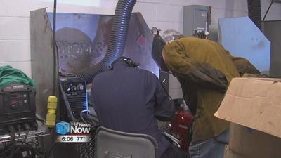 High school students get welding experience at Rhodes State summer boot camp