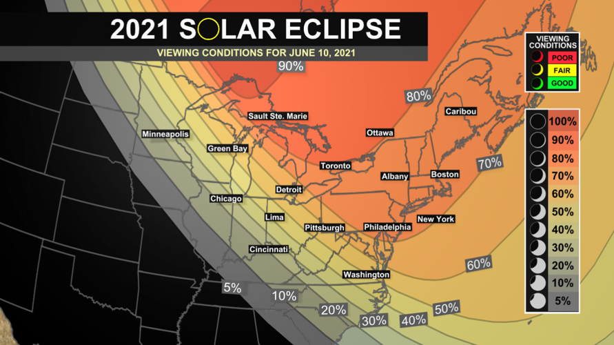U.S. Solar Eclipse Viewing Area