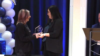 Katy Page recognized for outstanding service as chamber ambassador