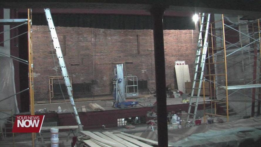 Work to restore the historic St. Marys Theater is underway
