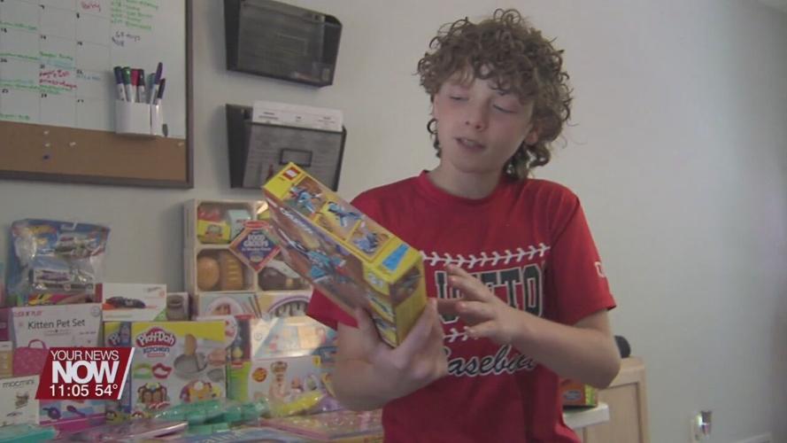 10-year-old cancer survivor holds toy drive for children's hospital
