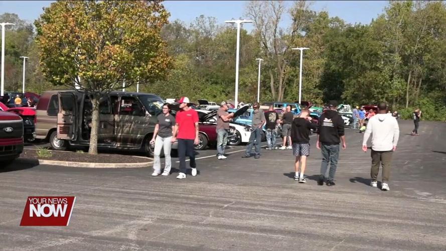 Cars, trucks, and motorcycles on display to help the Veterans Food Pantry