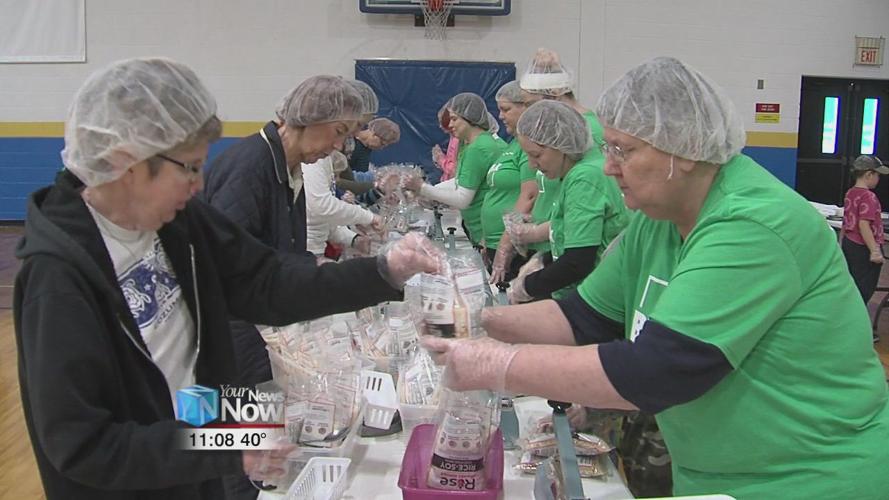 Delphos community helps feed hungry people across the world