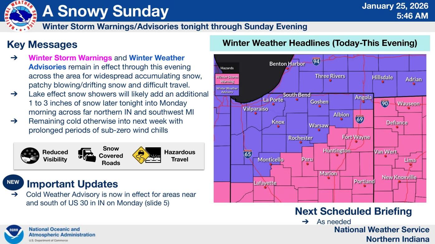 NWS Jan. 25, 2026 5:46 am