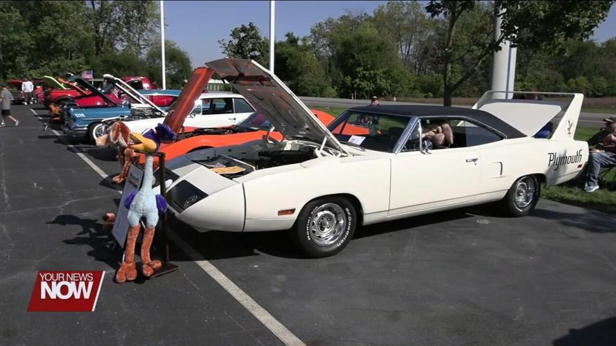 Cars, trucks, and motorcycles on display to help the Veterans Food Pantry