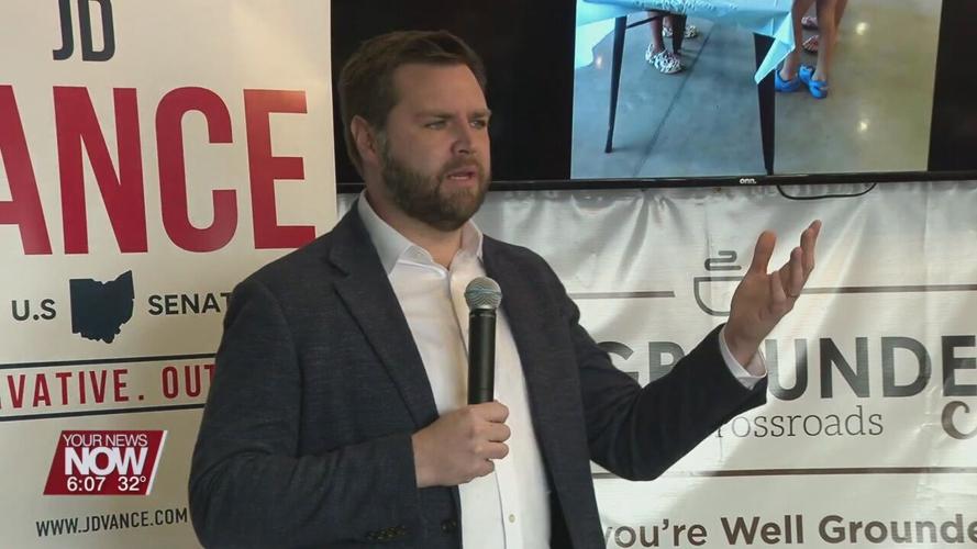 The campaign trail continues for J.D. Vance running for the U.S. Senate seat being vacated by Rob Portman