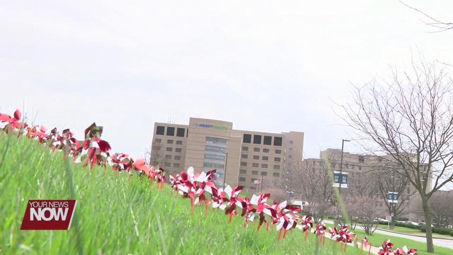 Pinwheel garden to promote organ donation at Mercy Health-St. Rita's