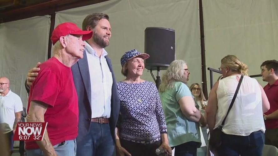 The campaign trail continues for J.D. Vance running for the U.S. Senate seat being vacated by Rob Portman