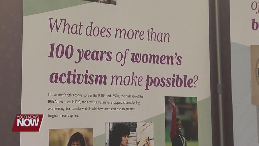 Showcasing 100 years of women's suffrage at Riverside Art Center