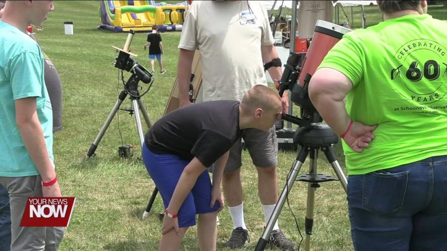 Tourists take last chance to learn about space exploration on last day of Summer Moon Fest