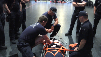 LFD trains new crews on above-ground rope rescue