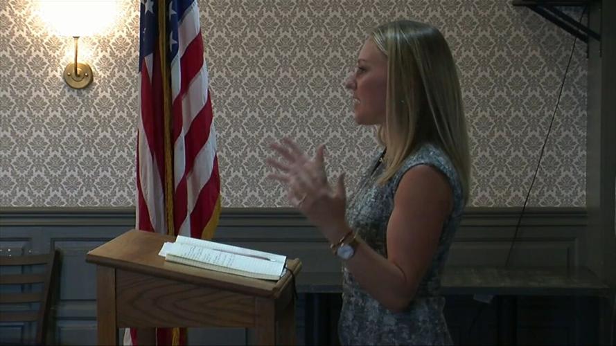 Rep. Manchester updates Lima Kiwanis Club about what she's been working on in Columbus