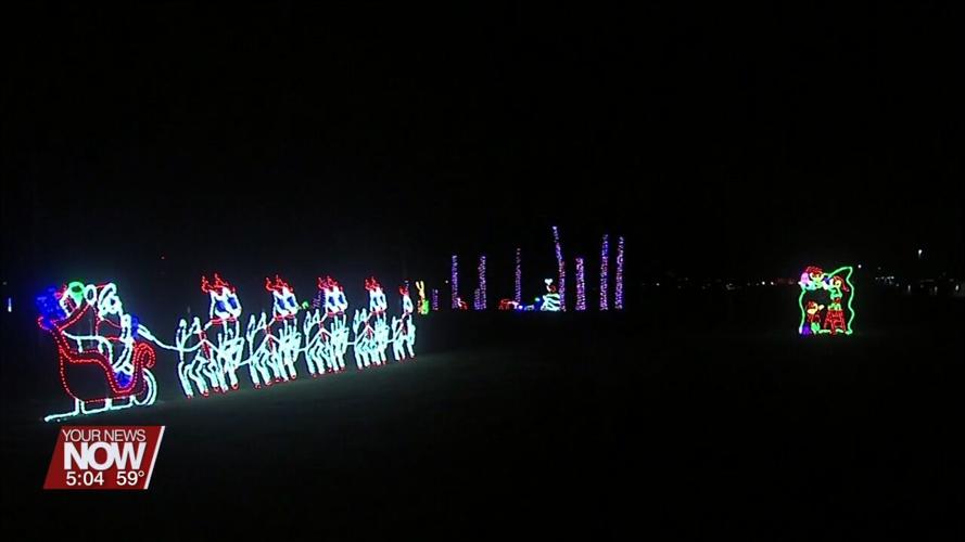 Beautiful lights and displays will illuminate the Allen County Fairgrounds starting on November 24th