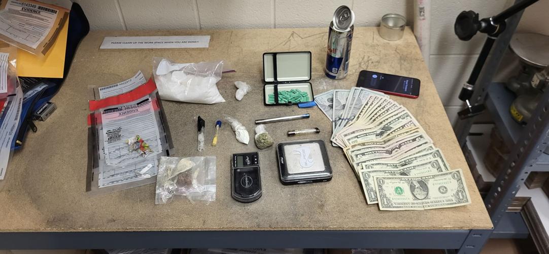 Narcotics were seized during the search