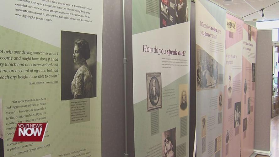 Showcasing 100 years of women's suffrage at Riverside Art Center