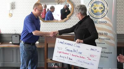 Lima Exchange Club Donation
