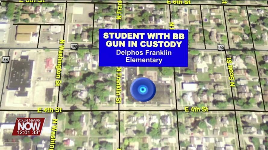 Delphos schools go into lockdown after an elementary student brandishes a BB gun in class