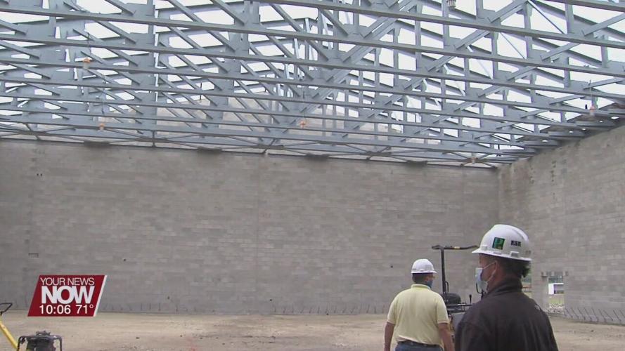 Elida School Board members given in-progress tour of new elementary building