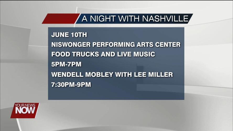 Celina native Wendell Mobley to perform "A Night with Nashville" at Niswonger this June