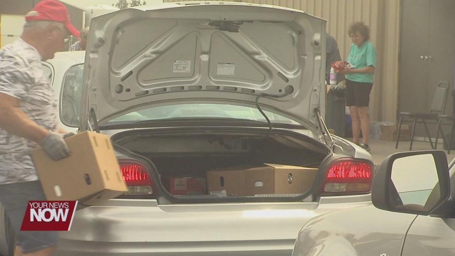 Food distribution held in Delphos in honor of late Mayor