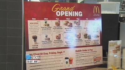 N. West Street McDonald's gets tech update