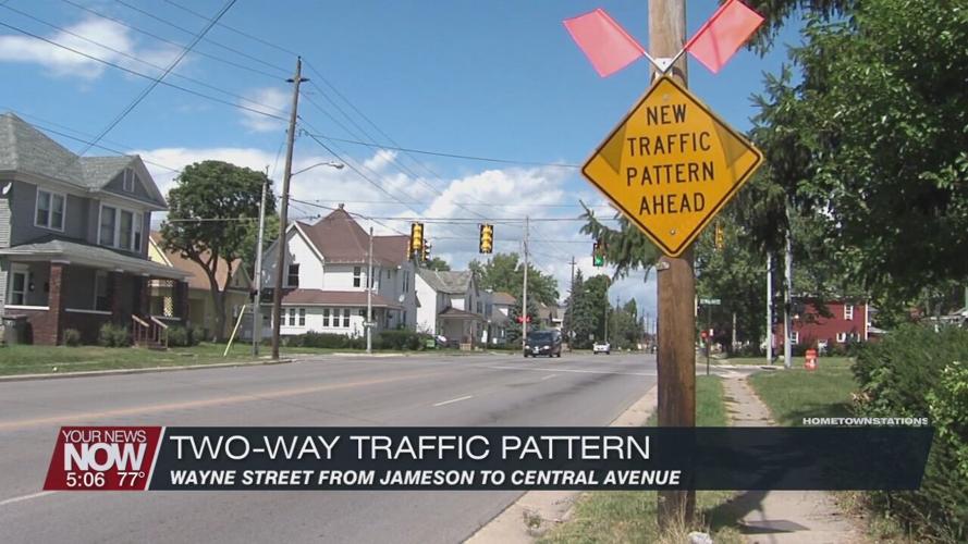 Motorists asked to take caution when driving on new 2-way traffic pattern on Wayne Street