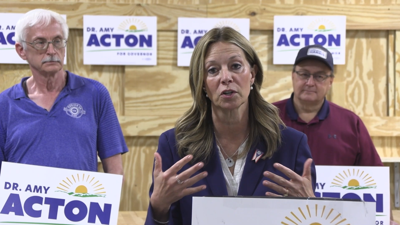 Gubernatorial candidate Amy Acton talks healthcare costs during Lima stop