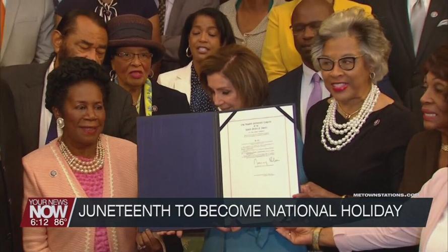 Juneteenth becomes federally recognized holiday