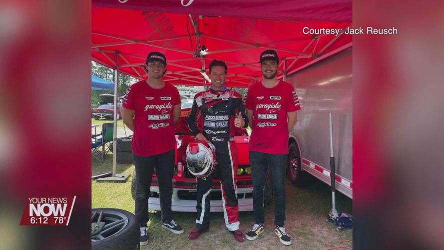 UNOH students convince professional Formula Drift Driver to visit after working on his crew