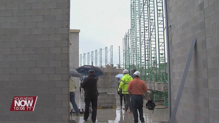 Elida School Board members given in-progress tour of new elementary building