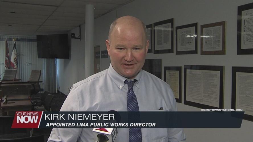 Lima Mayor Sharetta Smith names City Engineer Kirk Niemeyer to the position of Public Works Director