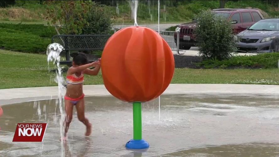 Auglaize County families beat the heat at the St. Marys Splash Pad