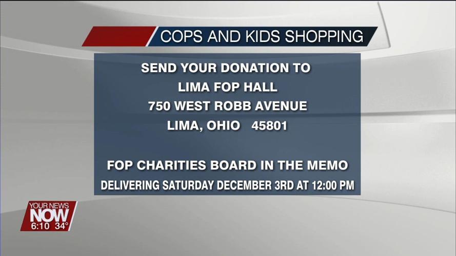 Lima Police Department asking for donations to help fund Cops and Kids Christmas event
