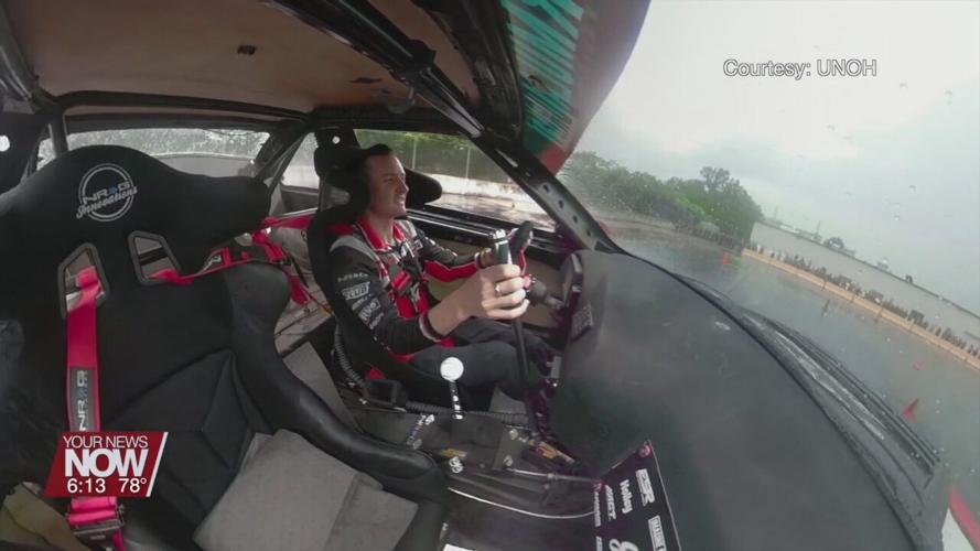 UNOH students convince professional Formula Drift Driver to visit after working on his crew