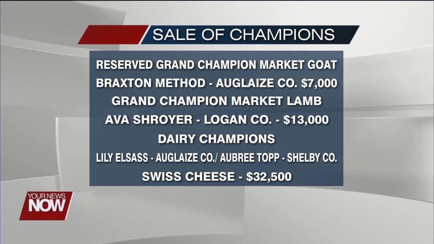 Local 4-H students sell big at Ohio State Fair Sale of Champions