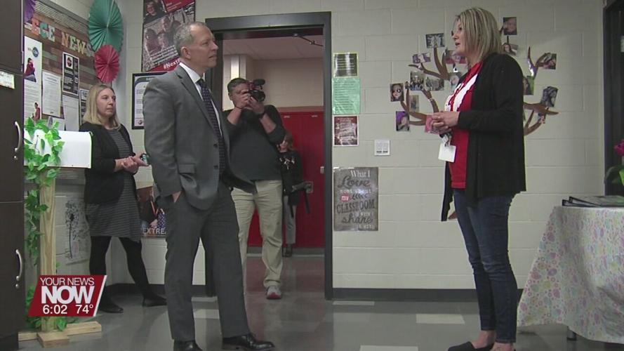 Ohio Education Association President tours Apollo Career Center